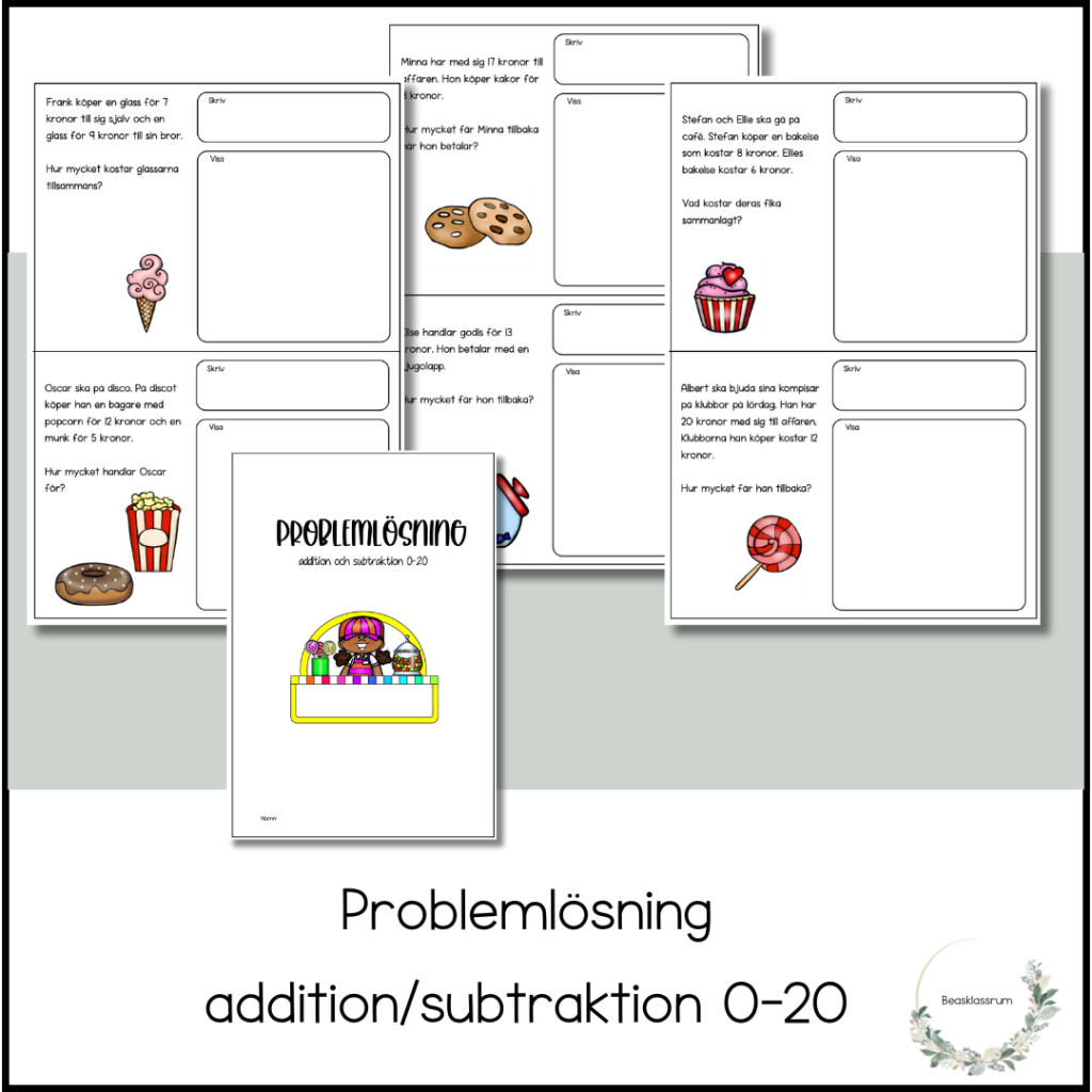 Problemlösning addition/subtraktion 0-20