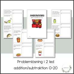 Problemlösning i 2 led - addition/subtraktion 0-20