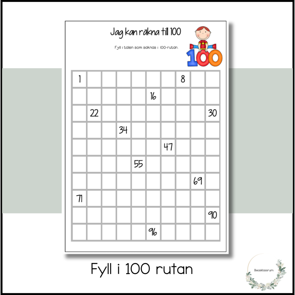 Fyll i 100-rutan