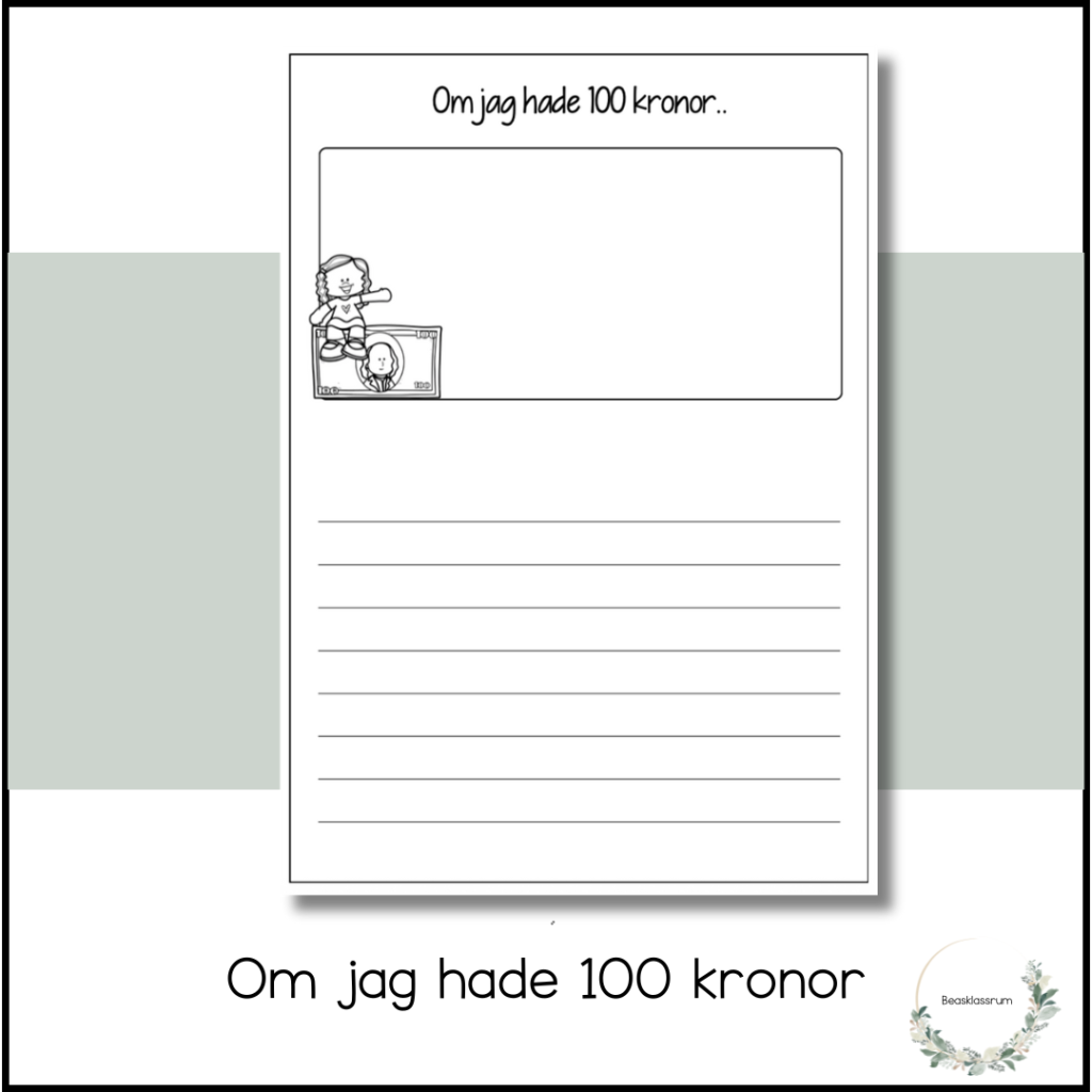 Om jag hade 100 kronor