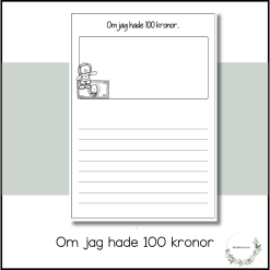 Om jag hade 100 kronor