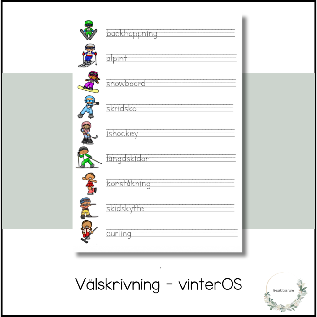 Välskrivning – vinterOS