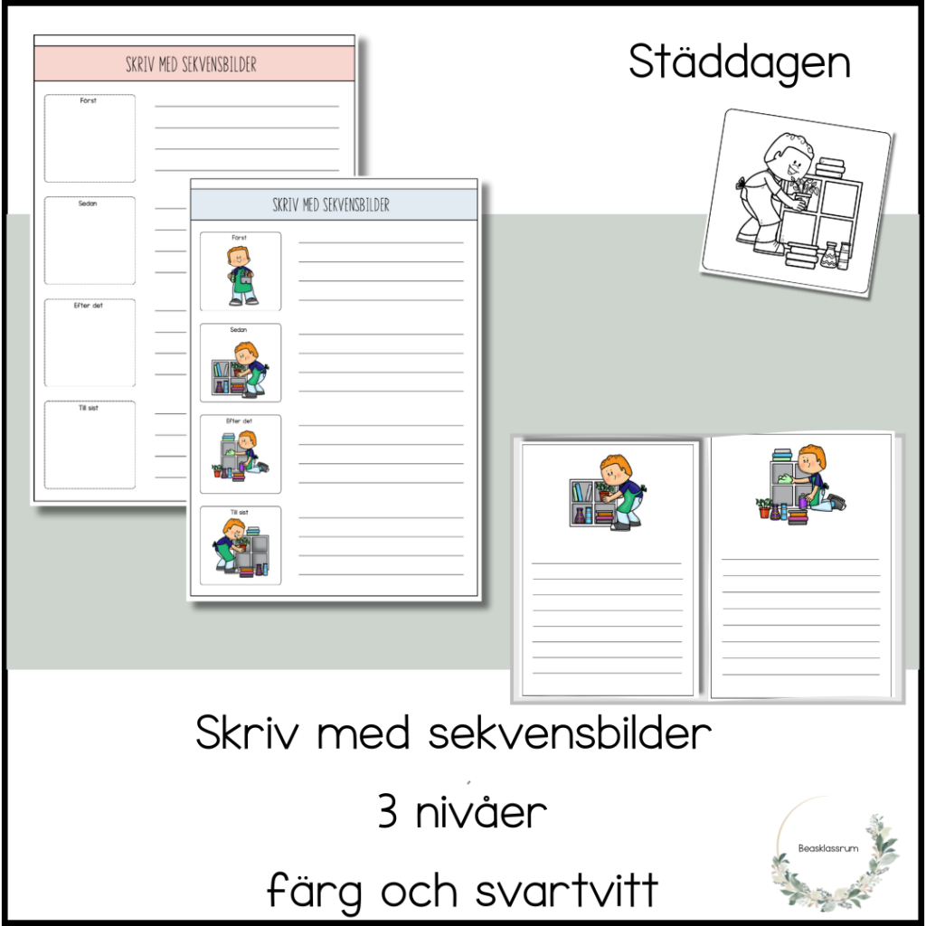 Städdagen – skriv till sekvensbilder