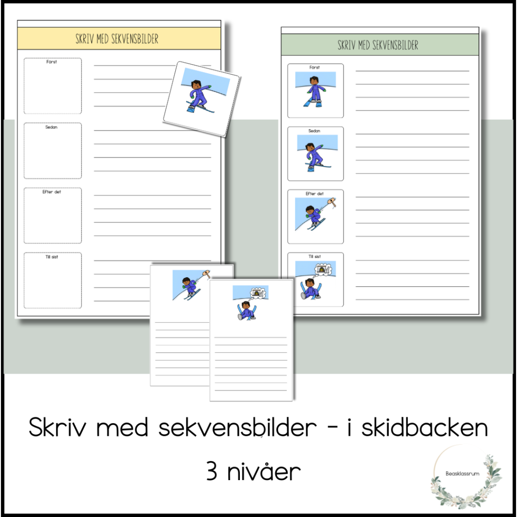 Skriv till sekvensbilder – i skidbacken