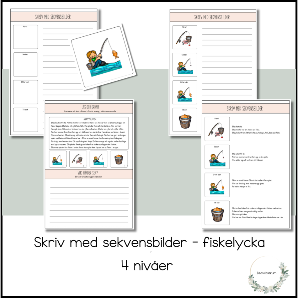 Skriv till sekvensbilder – fiskelycka