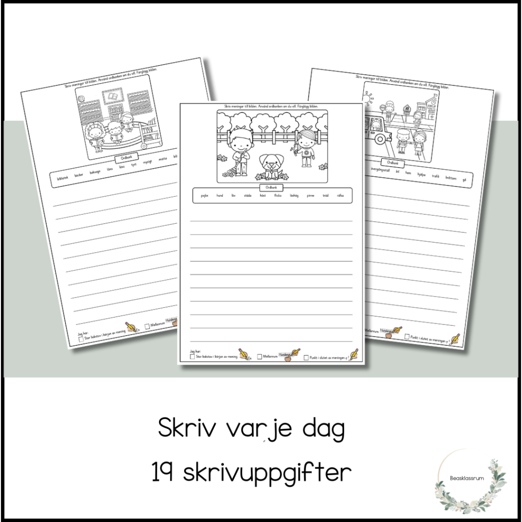 Skriv varje dag – 19 uppgifter