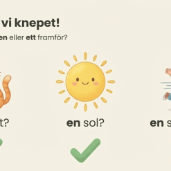 Nybörjare med ordklasser