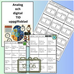Klockan - analog och digitaltid
