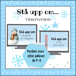 Stå upp om... Vinterversion - rolig start efter jullovet (F-3)