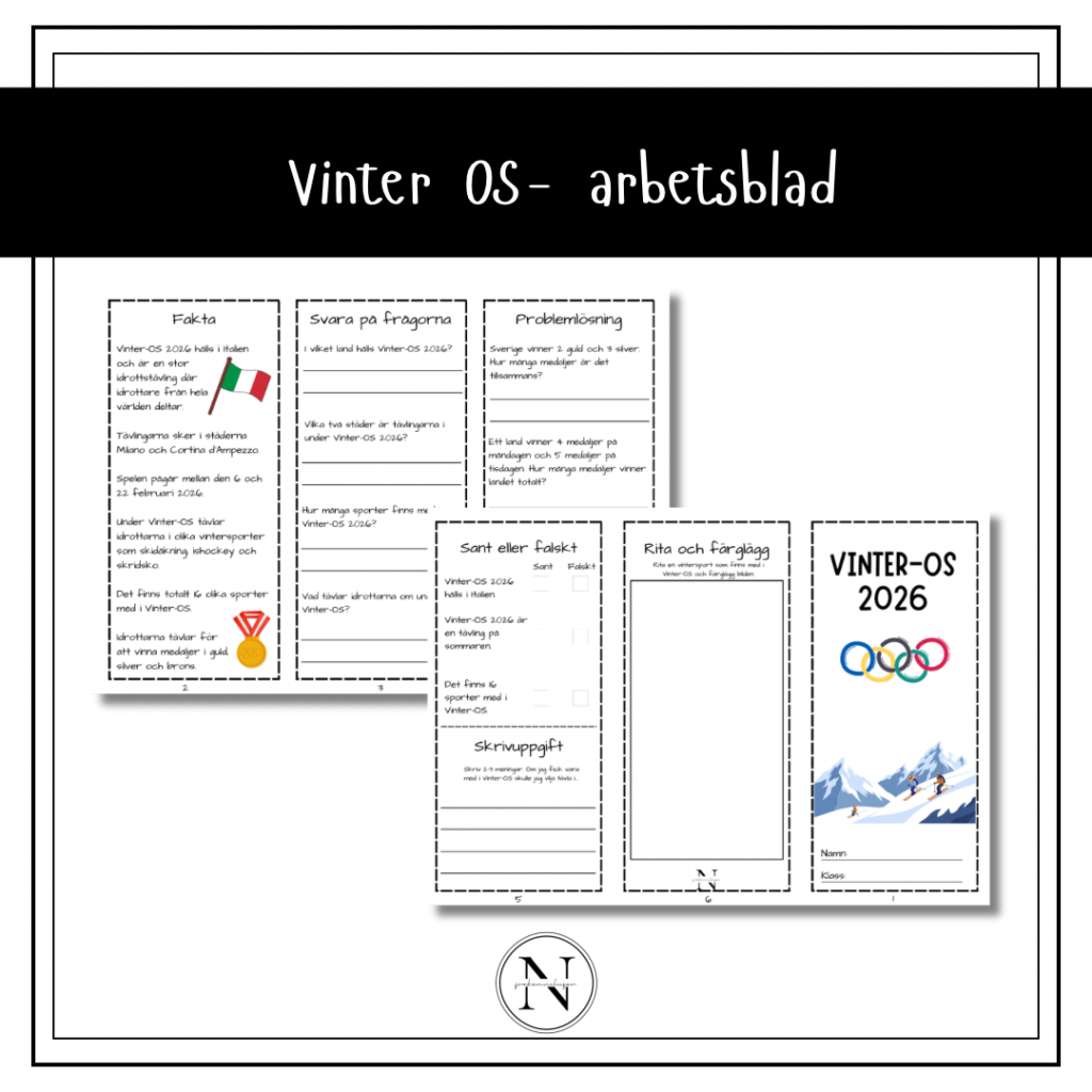 Vinter-OS arbetsblad