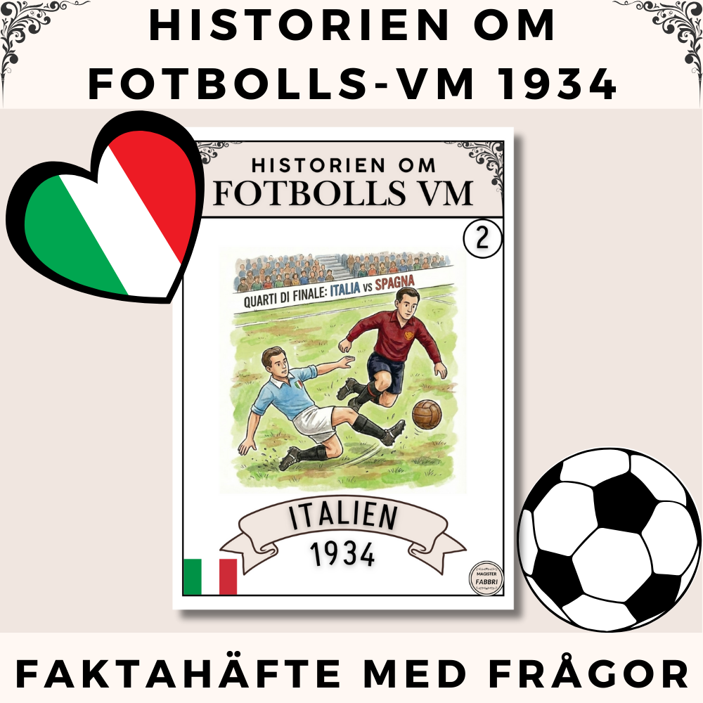 Historien om Fotbolls-VM (Del 2) – 1934 Italien