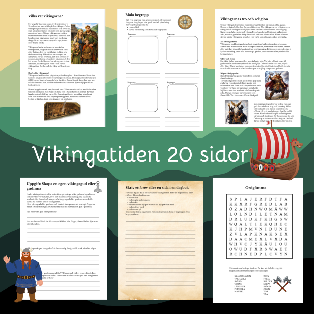 Vikingatiden arbetshäfte