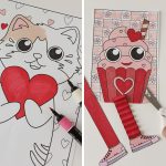 Sicksack-figurer – Alla hjärtans dag - bild 3