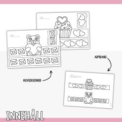 Alla hjärtans dag-pyssel för barn - Armband & huvudkronor