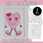 Rita med tärning – Alla hjärtans dag - bild 1