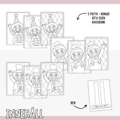 Sicksack-figurer - Clowner