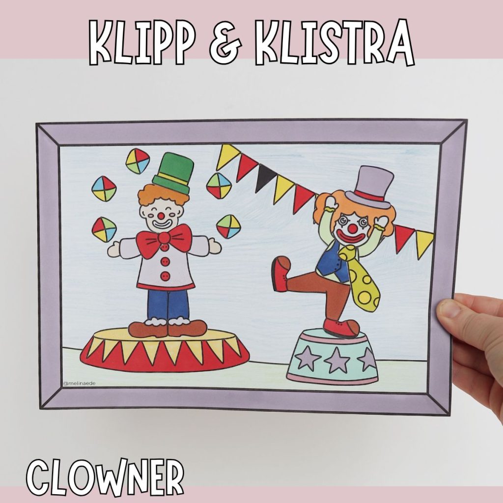 Pyssla en tavla – Clowner