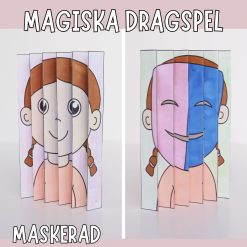 Magiskt dragspel med maskeradtema (agamograf)