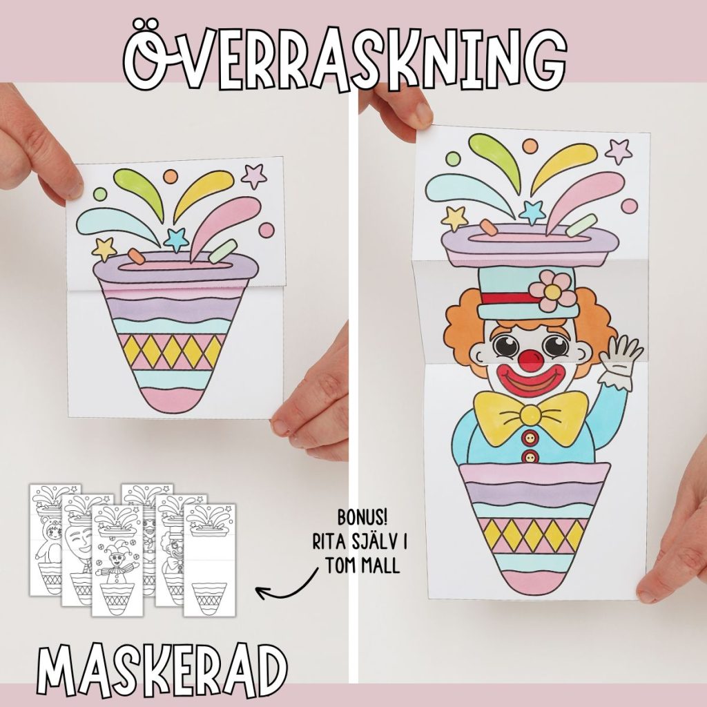 Pyssel med överraskning – Maskerad
