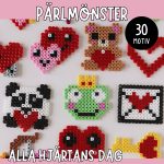 Pärlplattor alla hjärtans dag – 30 pärlmönster - bild 1