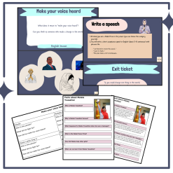 Make Your Voice Heard – färdigt arbetsområde i engelska (åk 4–6)