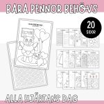 Alla hjärtans dag-pyssel – Bara pennor behövs - bild 1