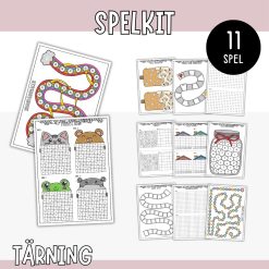 Tärningsspel för barn - Spelkit