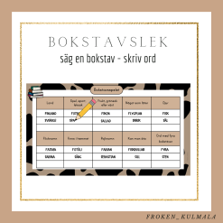 Bokstavslek