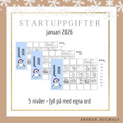 Startuppgifter vt 26 januari
