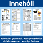 El tiempo – väder på spanska | komplett arbetsområde - bild 2