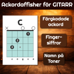 58 affisher med lättspelade gitarrackord – utan barréackord - bild 2