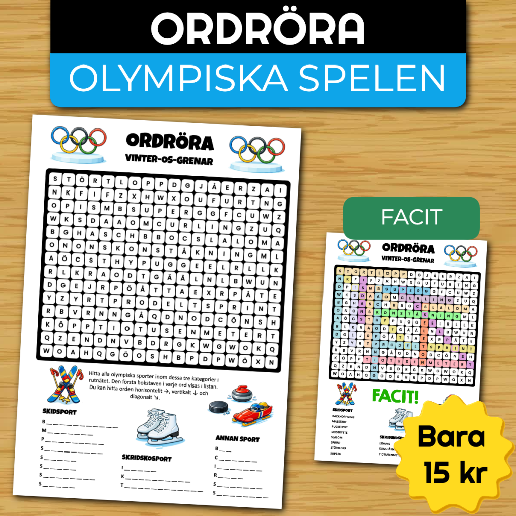 Ordröra – Olympiska vintersporter