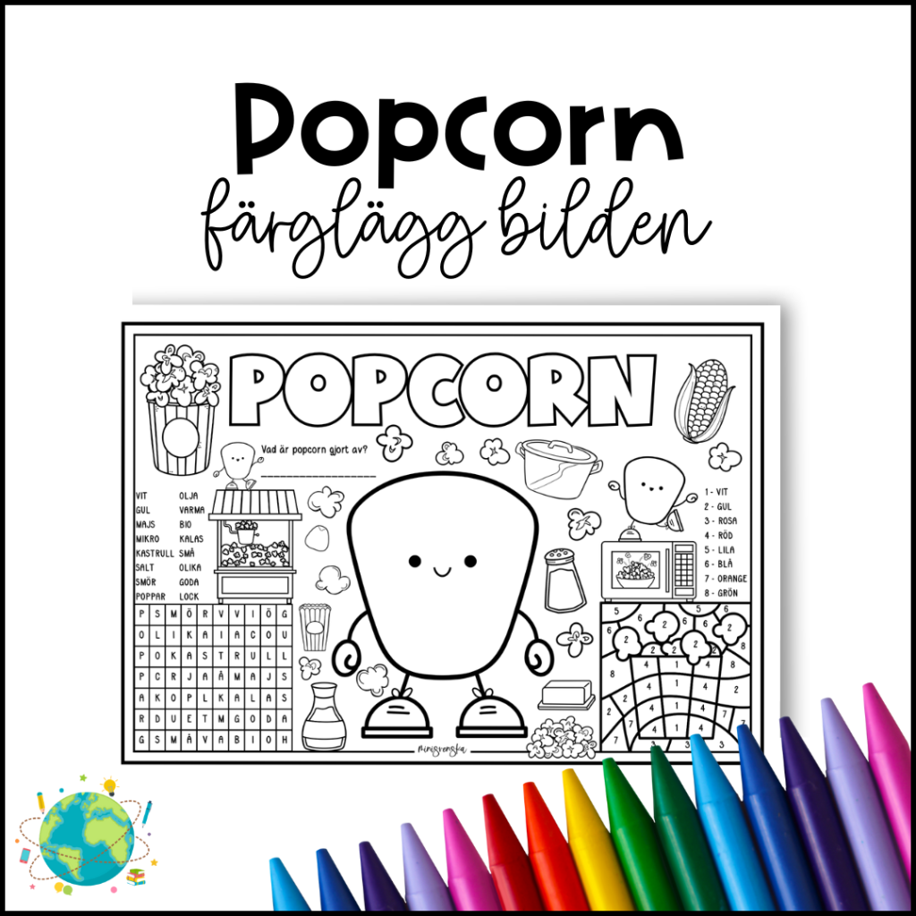 Måla popcorn