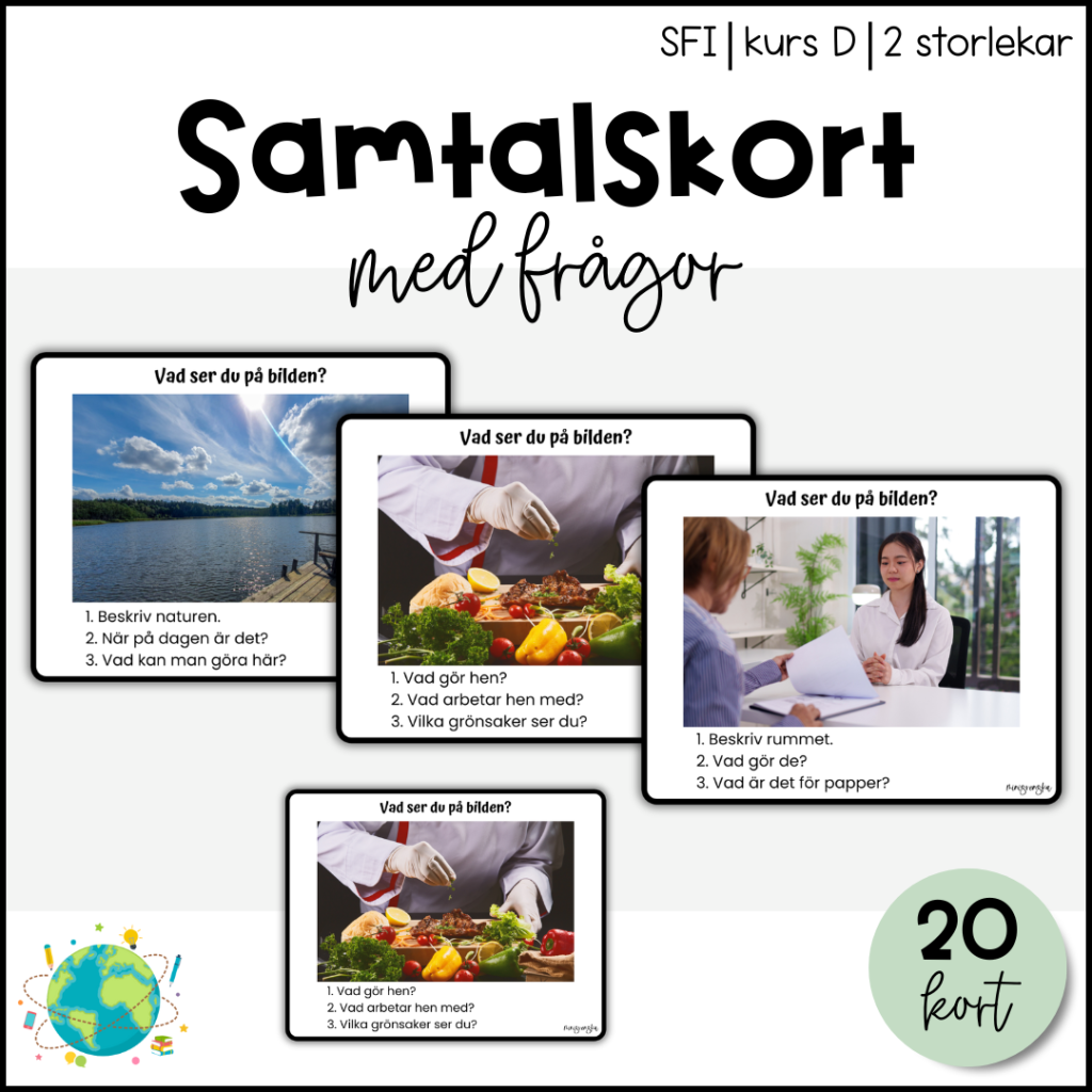 Samtalskort med frågor