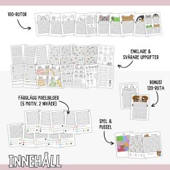 Hundrarutan - Övningar, spel och pixelbilder - Djur