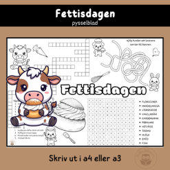 🐮✨ Pysselblad – Fettisdagen (17 februari) ✨🐮
