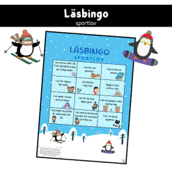 Läsbingo - sportlov