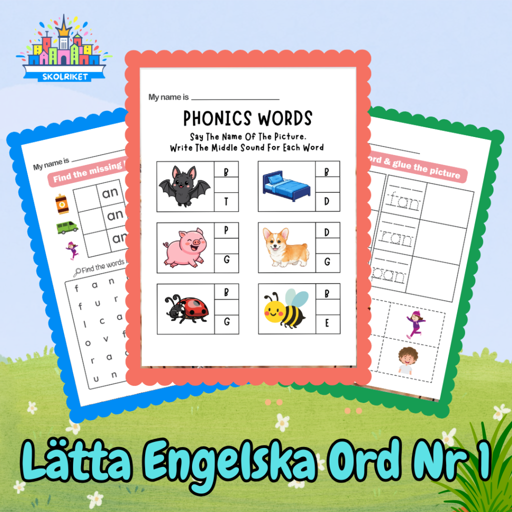 Lätta Engelska Ord Nr 1