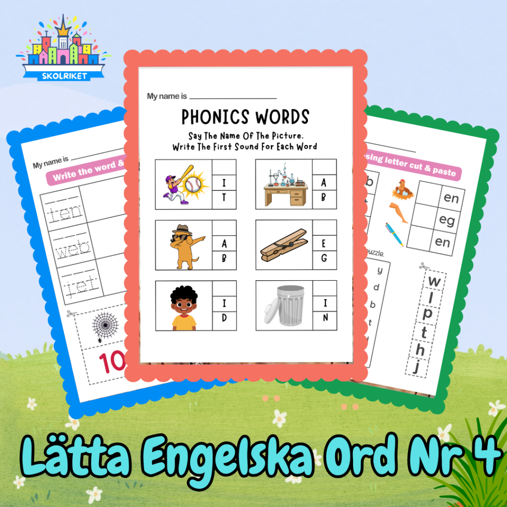 Lätta Engelska Ord Nr 4