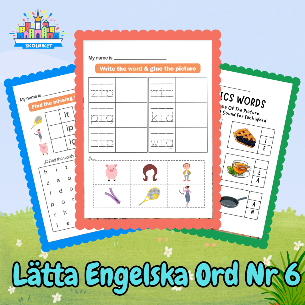 Lätta Engelska Ord Nr 6