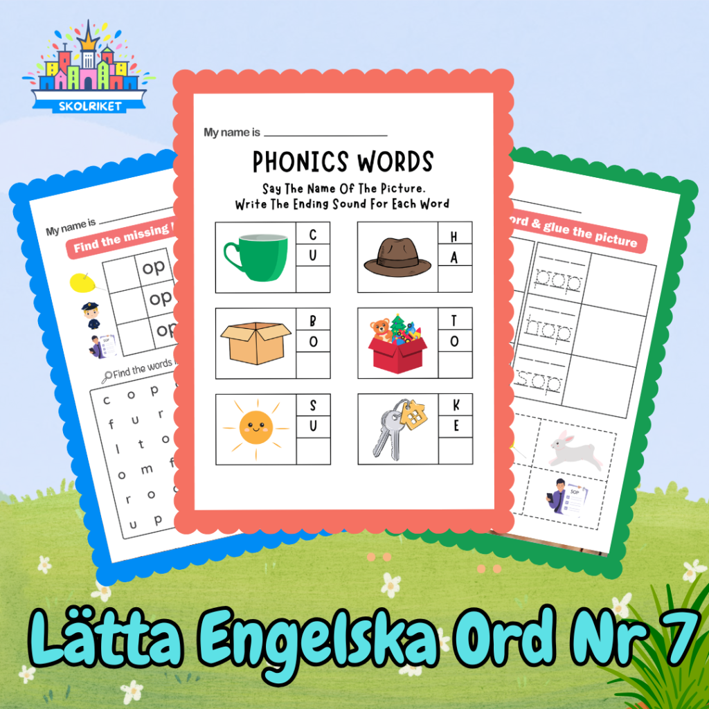 Lätta Engelska Ord Nr 7