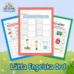 Lätta Engelska Ord Nr 1 - 10