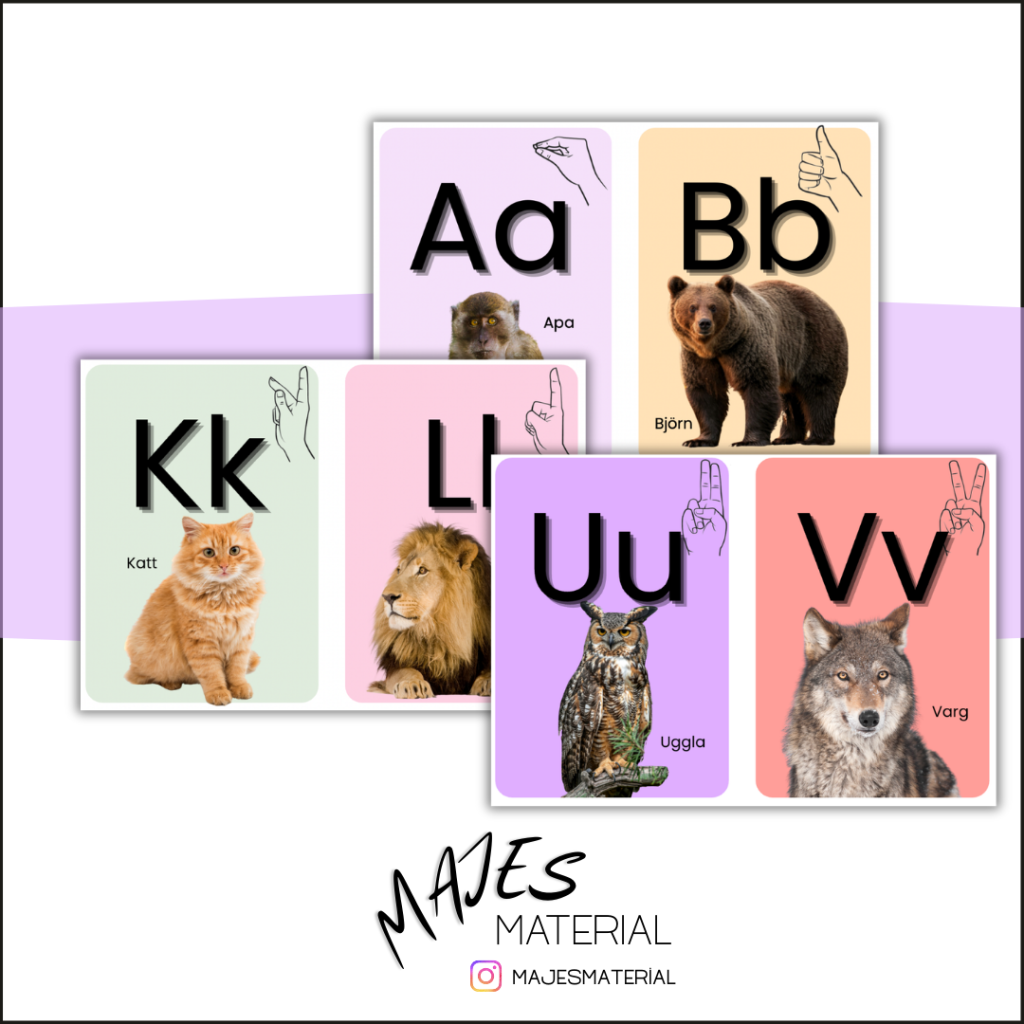 Alfabetet – Djur