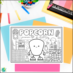 Måla popcorn