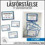 Vinter-OS | Läskort / Läsförståelse Vintersporter - bild 1