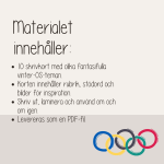 Vinter-OS – Skrivkort med fantasifull inspiration till berättelser med Vinter-OS-tema - bild 3