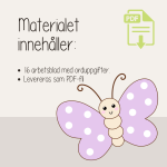 Vår – Våren – Spåra ord med vårtema – 16 arbetsblad med olika ord - bild 3