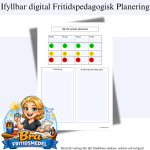 Ifyllbar Digital Fritidspedagogisk Planering FRIPP för 4 grupper - bild 3