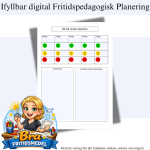 Ifyllbar Digital Fritidspedagogisk Planering FRIPP för 5 grupper - bild 3