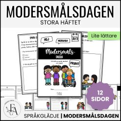 Modersmålsdagen 21/2 | Arbetshäfte - lite lättare